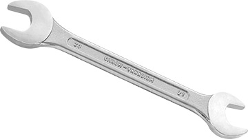 00271 Double open end spanner 21x23mm*(CrV)