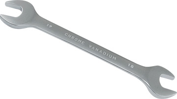 00368 Double open end spanner 18x19mm*(CrV)_satin