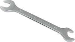 00375 Double open end spanner 25x28mm*(CrV)_satin