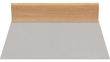 10220-W Adhesive spreader 250mm_stainless steel_wooden handgrip
