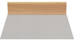 10220-W Шпатель фасадный нержавеющий 250мм_деревянная ручка
