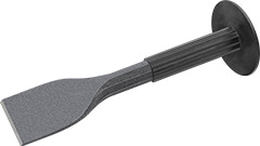 62202 Bolster chisel   60x210x16mm with rubber grip