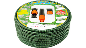 76129-W Reinforced garden hose 1/2"-length 30m_SPRINT with hose connectors set
