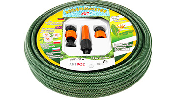 76138-W Reinforced garden hose 5/8"-length 20m_SPRINT with hose connectors set