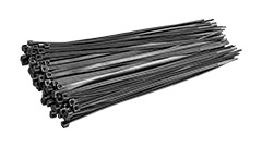 96063 Taśmy kablowe 3.6x200mm_czarne/100szt.