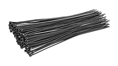 96065 Taśmy kablowe 3.6x300mm_czarne/100szt.