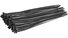 96076 Taśmy kablowe 4.8x350mm_czarne/100szt.