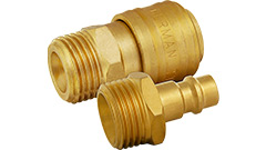 32032-W Quick coupler & connector 1/2"_male thread_brass