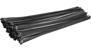 96089 Taśmy kablowe 7.6x550mm_czarne/100szt.